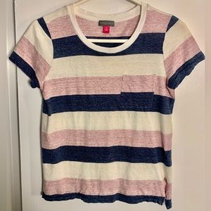 Vince Camuto Striped Tee XS
